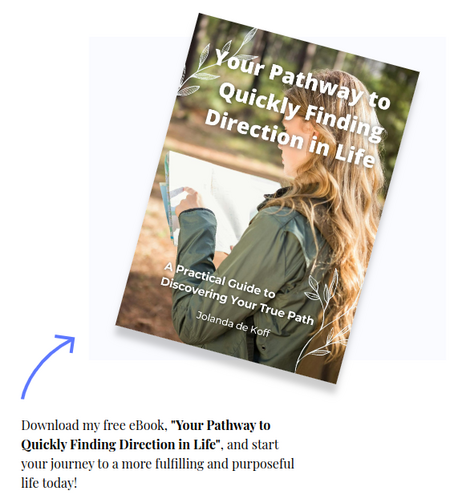 Download my free eBook, &ldquo;Your Pathway to Quickly Finding Direction in Life&rdquo;